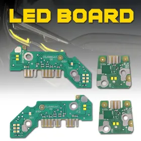 6.31184961336311e Auxito Left Right Yellow Drl Led Board Metal For Bmw G20 320d 320dx 330d 63118496138 P