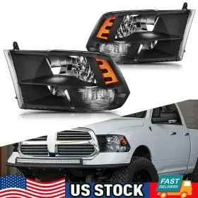 55277409af Auxito 68001485ag/55277409af New Headlights Fits 2009-2018 Dodge Ram 1500 2500 3500 Quad Lamps Left Right 2pc 55277409af Auxito 68001485ag/55277409af New Headlights Fits 2009-2018 Dodge Ram 1500 2500 3500 Quad Lamps Left Right 2pc