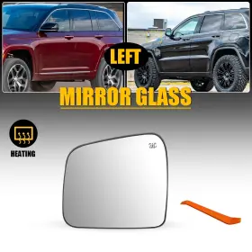 68092051ab Auxito Fits 2011-2022 Dodge Durango Jeep Grand Cherokee Driver Side Heated Mirror Glass 68092051ab Auxito Fits 2011-2022 Dodge Durango Jeep Grand Cherokee Driver Side Heated Mirror Glass