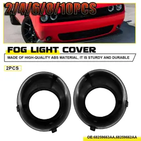 68259663aa Auxito Driver And Passenger Side For Dodge Challenger Fog Light Bumper Bezel Cover2-10x