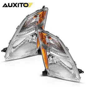 8113047160 Auxito 2x Headlights For 2006-2009 Toyota Prius Chrome Housing Amber Corner Headlamps C 8113047160 Auxito 2x Headlights For 2006-2009 Toyota Prius Chrome Housing Amber Corner Headlamps C