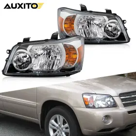 8117048280-pfm Auxito Halogen Chrome Headlight For 2004 2005 2006 2007 Toyota Highlander Left Righ Aaa 8117048280-pfm Auxito Halogen Chrome Headlight For 2004 2005 2006 2007 Toyota Highlander Left Righ Aaa