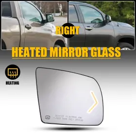 87903-0c032 Auxito Right Passenger Side Mirror Glass For 2007-17 Tundra Sequoia Heated Signal 87903-0c032 Auxito Right Passenger Side Mirror Glass For 2007-17 Tundra Sequoia Heated Signal