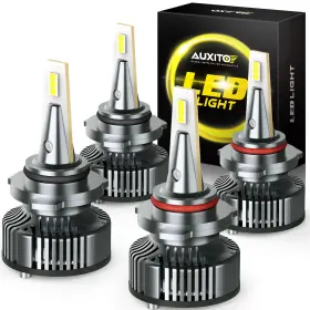9006 Auxito 9005/hb3/9145/9140 9006/hb4 4pcs And 9005 Led Combo Headlight Light Kit High Low Beam Bulbs 6500k Eooh 9006 Auxito 9005/hb3/9145/9140 9006/hb4 4pcs And 9005 Led Combo Headlight Light Kit High Low Beam Bulbs 6500k Eooh