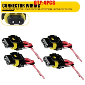 4-20x Auxito 900fs 9005 Hb3 9145 H10 Wiring Pigtail Harness Connector Headlight Fog Light Drl 4-20x Auxito 900fs 9005 Hb3 9145 H10 Wiring Pigtail Harness Connector Headlight Fog Light Drl