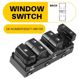 93571-m6100 Auxito Driver Side Power Master Window Switch For 2019 2020 2021 Kia Forte