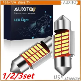 Auxito31mmdouble Auxito White Led Light Interior Package Kit For Map Dome License Plate Lamp Bulb 1/2set Auxito31mmdouble Auxito White Led Light Interior Package Kit For Map Dome License Plate Lamp Bulb 1/2set