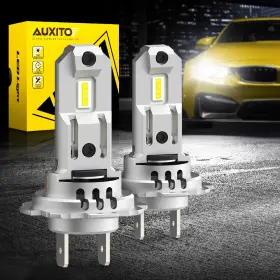 Auxitogfmh7 Auxito 2pc H7 Super Bright Led Headlight Bulbs Conversion Kit High Low Beam 6500k White