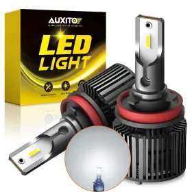 Auxitoh11 Auxito H11 H9 H8 Led Bulb Headlight Low Beam Fog Light 16000lm 6000k White X1