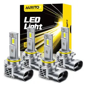 Auxitom6s90059006h11 Auxito Combo 9005 9006 H11 Led Headlight High Low Beam Fog Light White Canbus Us