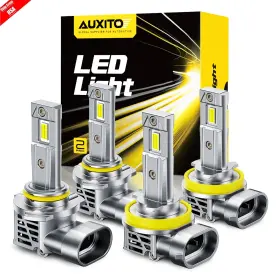 Auxitom6s9005h11 Auxito 9005/hb3 H11/h8 Led Headlight Bulbs 100w 330000lm High/low Beam 6500k Kit