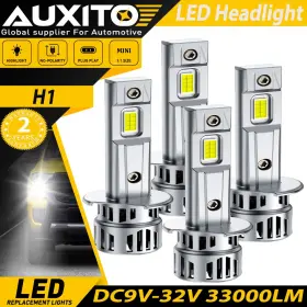 Auxitom6sh1 Auxito 4pcs H1 Led Headlight Bulbs Kit 120w 330000lm High/low Beam Super Bright White Auxitom6sh1 Auxito 4pcs H1 Led Headlight Bulbs Kit 120w 330000lm High/low Beam Super Bright White