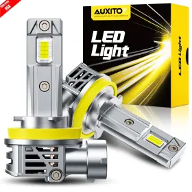 Auxitom6sh11 Auxito H11 H8 H9 Led Headlight Bulbs High Low Beam 6500k White 120w Power