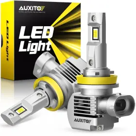 Auxitoq16h8h9h11 Auxito H11 H8 Led Bulb Kit High Low Beam 20000lm Headlight Error Canbus Free Q16