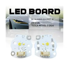 Ba39031-a Auxito Yellow Headlight Daytime Running Light Led Boards For 24 Tesla Model 3 Ba39031-a Auxito Yellow Headlight Daytime Running Light Led Boards For 24 Tesla Model 3