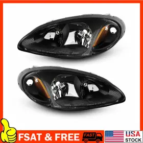 Ch2502131 Auxito Black Replacement Headlight Set For 01-05 Chrysler Pt Cruiser Left Right Pair Ch2502131 Auxito Black Replacement Headlight Set For 01-05 Chrysler Pt Cruiser Left Right Pair