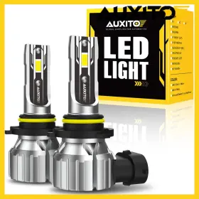 Dd-e2-9005-auxito-rg Auxito 2x 9005 Hb3 Led Headlight Combo High Low Beam Bulbs Kit Super White Bright Lamps