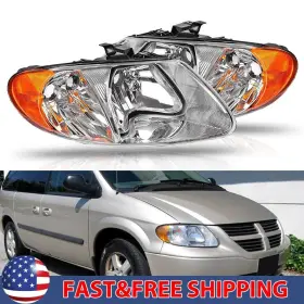 Ddzc-caravan-01-07-ca Auxito Pair Halogen Headlight Set For 2001-2007 Dodge Grand Caravan Without Bulbs B Ddzc-caravan-01-07-ca Auxito Pair Halogen Headlight Set For 2001-2007 Dodge Grand Caravan Without Bulbs B