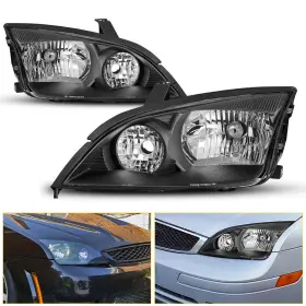Ddzc-focus-05-07-bc Auxito 2x Headlight Set For 2005 2006 2007 Ford Focus Left And Right Headlamps 7s4z13008e Ddzc-focus-05-07-bc Auxito 2x Headlight Set For 2005 2006 2007 Ford Focus Left And Right Headlamps 7s4z13008e
