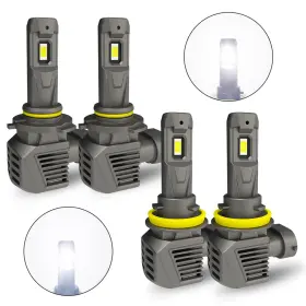 Exa-05h11-4pcs-m5s-series Auxito 4x 9005 H11 Led Headlight Bulbs 6500k For Ram Chevy Truck Pickup Hi/low Beam V