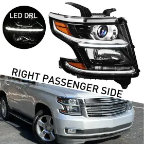 Gm2502406 Auxito For 15-20 Chevy Tahoe Suburban Corner Led Drl Projector Headlight Passenger Side Gm2502406 Auxito For 15-20 Chevy Tahoe Suburban Corner Led Drl Projector Headlight Passenger Side