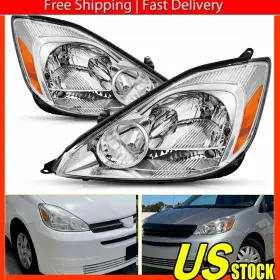 Hl-ty5-sie04-cham-865-u6 Auxito Headlight Headlamp Driver Passenger For Side 2004-2005 Toyota Sienna 81150-ae010 Hl-ty5-sie04-cham-865-u6 Auxito Headlight Headlamp Driver Passenger For Side 2004-2005 Toyota Sienna 81150-ae010