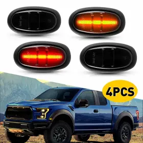 Hl3z-15442-a Auxito Side Marker Light For 2017-21 Ford F150 Svt Raptor Front Rear Driver Passenger H