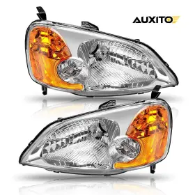 Ho2519102 Auxito Headlight Set For 2001 2002 2003 Honda Civic Coupe Left And Right 2pc Exc Ho2519102 Auxito Headlight Set For 2001 2002 2003 Honda Civic Coupe Left And Right 2pc Exc