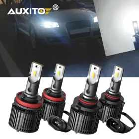 X1-9005 Auxito X1-9005/h8/h11 9005 H8 Led Headlight Kit Combo White For Dodge Ram 1500 2500 2009-2021