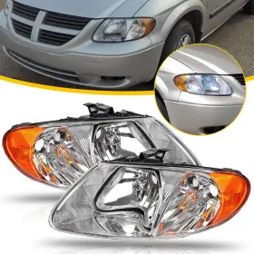 Xpd-ddzc-42834 Auxito For 2001-2007 Dodge Caravan Grand Town Country Headlight Headlamp Chrome Xpd-ddzc-42834 Auxito For 2001-2007 Dodge Caravan Grand Town Country Headlight Headlamp Chrome