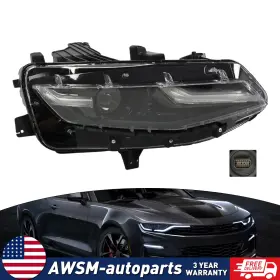 84756146 Awsm Autoparts Led Headlight For 2019 2020 2021 2022 2023 2024 Chevrolet Chevy Camaro Right
