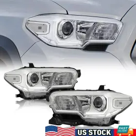 Ddzc-tacoma-16-21r-cc Beyond Revolution For 2016-2022 Tacoma Trd Pro Clear Projector Headlight Signal Lamp Left And Right Ddzc-tacoma-16-21r-cc Beyond Revolution For 2016-2022 Tacoma Trd Pro Clear Projector Headlight Signal Lamp Left And Right
