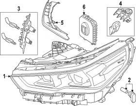 63-11-5-a87-8e7 Bmw Genuine Headlamp Assembly
