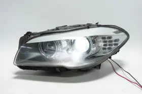 63-11-7-203-255 Bmw 5 Series Left Lh Headlight Headlamp Xenon Tested Oem 2011 - 2013