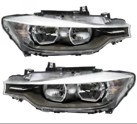 63117338709 Bmw 2012-2015 328i Left Right Side Headlight Halogen Oem