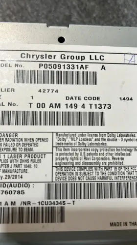 A8746060601 Bmw 2014-2016 5 Series 528i 535i Right Headlight Xenon F10 Adaptive Afs Oem