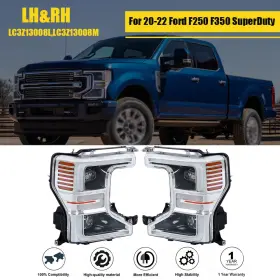 Bt59301b Botjj Headlights Assembly For Ford F250/350 Superduty 2020-22 Headlamps Left Right Led Bt59301b Botjj Headlights Assembly For Ford F250/350 Superduty 2020-22 Headlamps Left Right Led