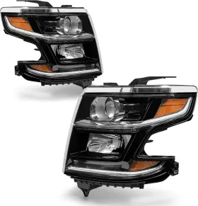Ad-csb0015885 Branded Pair Headlights Assembly Compatible With 2019 2020 2021 2022 Chevy Malibu Hea
