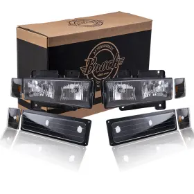 1221-0168s Brock For 1988-1993 C1500 Exterior Lighting Set 1992-1993 Suburban