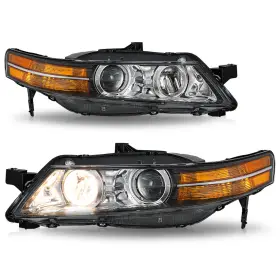 13454893 Bryght For 2007-2008 Acura Tl Base/navi Model Hid Xenon Headlights Assembly Pair 07-08