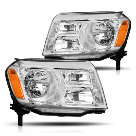 33150szaa11 Bryght For 2012-2015 Honda Pilot Halogen Chrome Housing Headlights Assembly Lamps L R