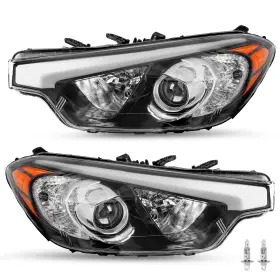 92102-a7200 Bryght For 2014 2015 2016 Kia Forte Koupe Lx Ex Halogen Without Led Headlights Assembly