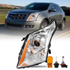 Gm2502432 Bryght Oem#gm2502432 For 2010-2016 Cadillac Srx Halogen Left Side Projector Headlight Lh With Bulbs Gm2502432 Bryght Oem#gm2502432 For 2010-2016 Cadillac Srx Halogen Left Side Projector Headlight Lh With Bulbs
