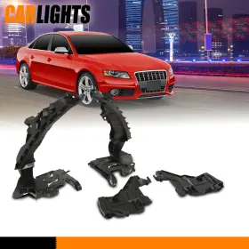 C-02hbt10a6zbk Carlights Fit For Audi A4 B8 2008-12 S4 Headlight Mount Bracket Support Base Plate Kit C-02hbt10a6zbk Carlights Fit For Audi A4 B8 2008-12 S4 Headlight Mount Bracket Support Base Plate Kit