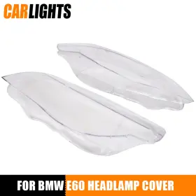 C-02hlc1104acl Carlights 2x Clear Headlight Lamp Lens Light Cover Fit For Bmw 5 Series E60 E61 525i-550i