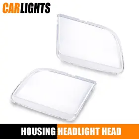 C-02hlc1240acl Carlights Chrome Housing Clear Headlight Replacement Lens Pair For 05-09 Ford Mustang C-02hlc1240acl Carlights Chrome Housing Clear Headlight Replacement Lens Pair For 05-09 Ford Mustang