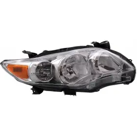 Clx-m1-311-11c5r-uc1 Carlights360 To2519131 Fits 2011-2013 Toyota Corolla Passenger Side Chrome Headlight Capa