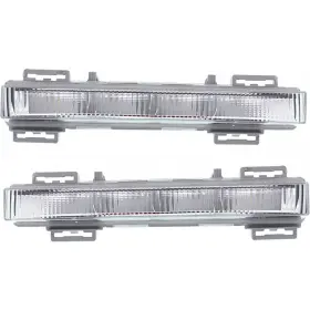 Plx-m0-12-0146-00-1-cl360a9 Carlights360 For 2012 13 14 2015 Mercedes-benz Ml500 Pair Dot Led Daytime Running Light