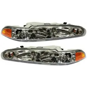 Plx-m0-20-5498-00-1 Carlights360 For 1998-2002 Oldsmobile Intrigue Headlight Pair Driver And Passenger Side Dot