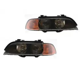 Plx-m0-20-6550-90-cl360a2 Carlights360 For Bmw 540i Headlight Assembly 1998 1999 2000 Pair Passenger And Driver Side